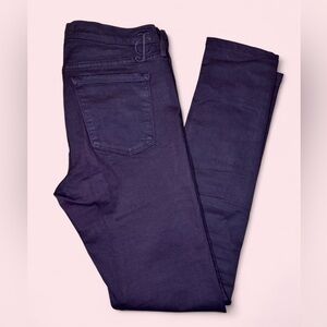 Juicy Jean Couture Plum Purple Jeans Swarovski Crystal Skinny Size 29